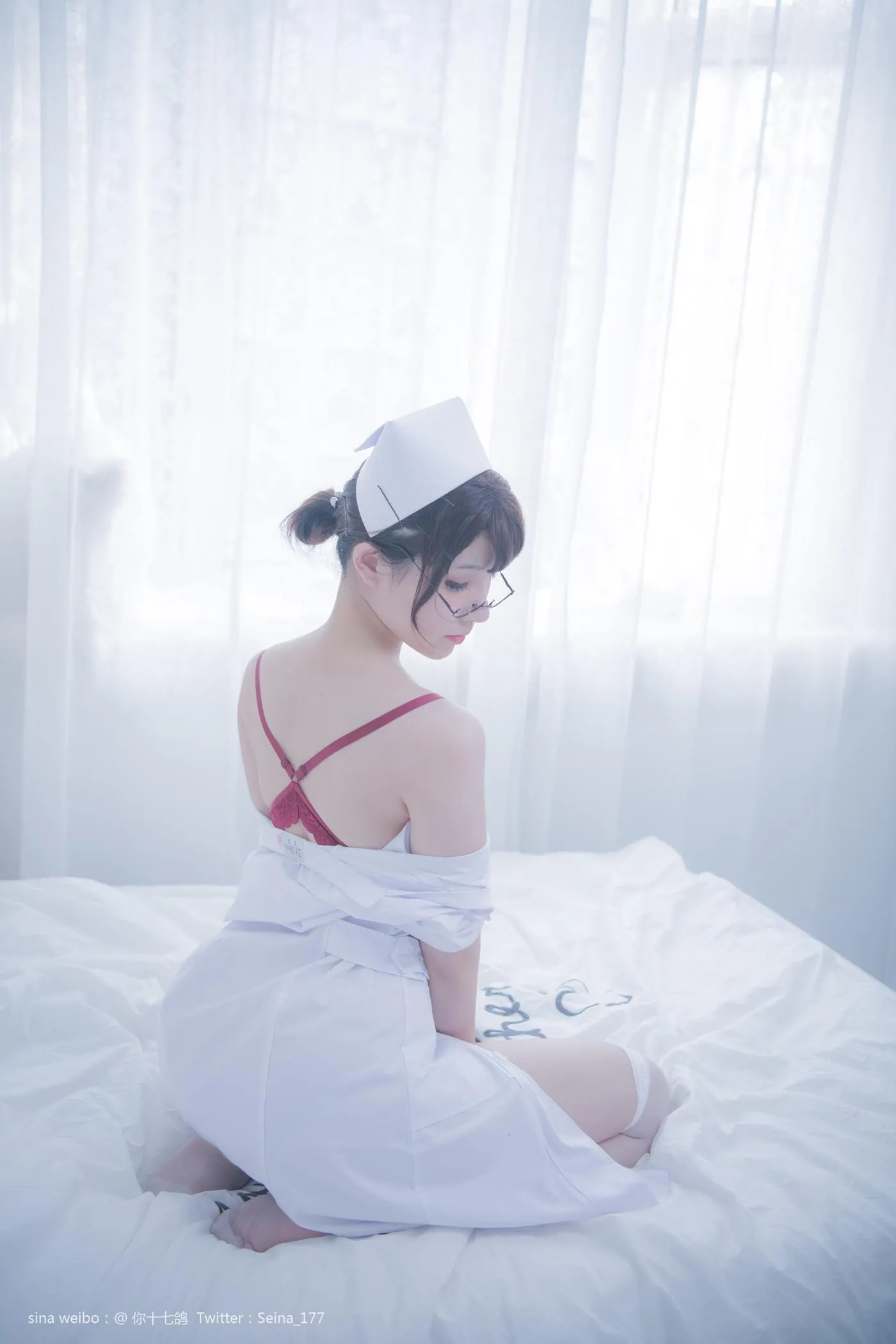 你十七鸽 – NO.03 白色护士-白色护士成片 [51P]插图7